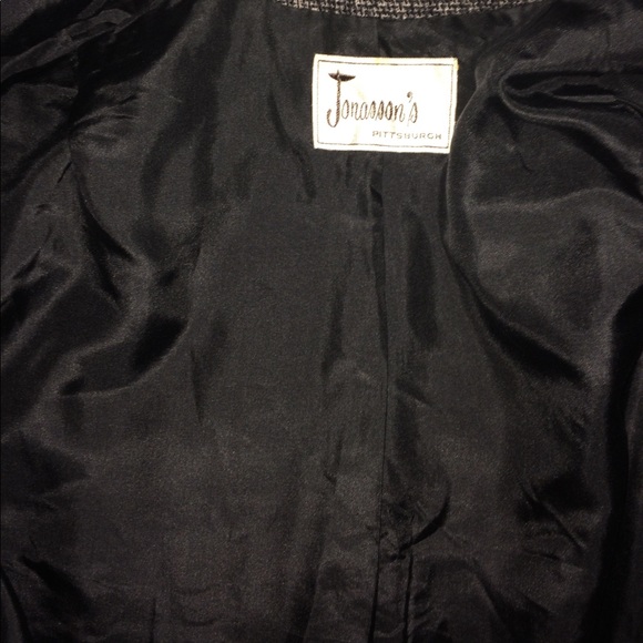 VTG 50’s Couture Black Tweed Jackie O Style Suit - Picture 8 of 8